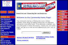 Democrats.com Screenshot...
