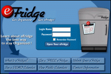 eFridge Screenshot...