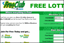 FreeClub.com Screenshot...